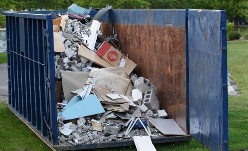 Local Putney community garden participating in waste management