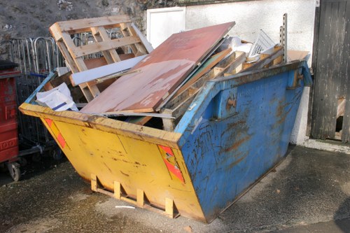 Safe and organized skip placement for commercial use in Putney