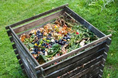 Different types of construction waste materials