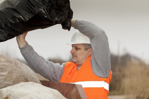Professional skip hire service team in Putney
